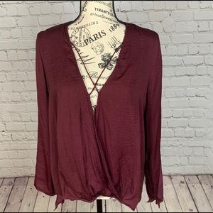Plum Silk Sexy Top